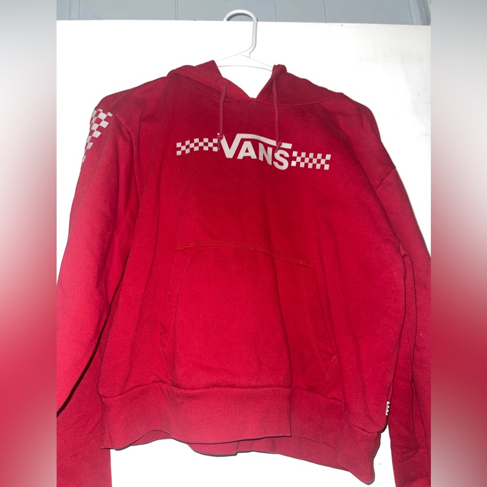 Vans Red Sweater with Iconic Logo